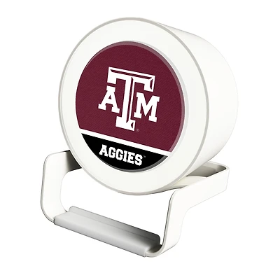 Texas A&M Aggies Night Light Wireless Charger And Bluetooth Speaker