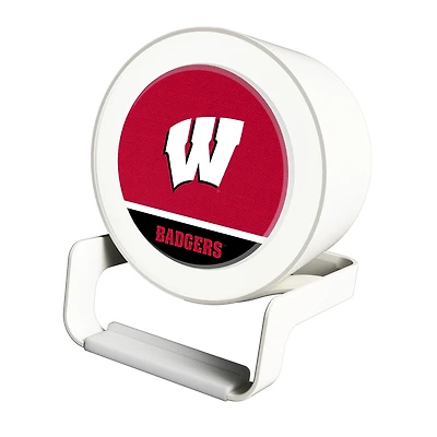 Wisconsin Badgers Night Light Wireless Charger And Bluetooth Speaker