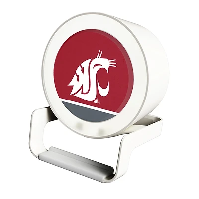 Washington State Cougars Night Light Wireless Charger And Bluetooth Speaker