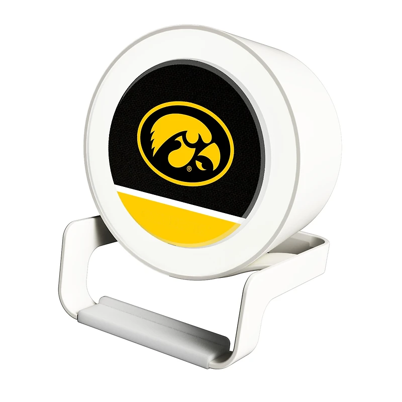 Iowa Hawkeyes Night Light Wireless Charger And Bluetooth Speaker