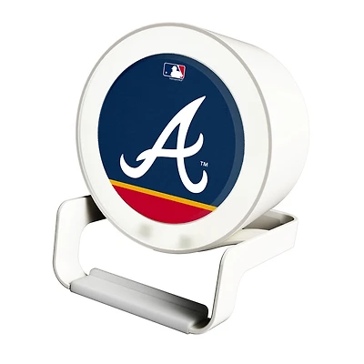 Atlanta Braves Night Light Wireless Charger And Bluetooth Speaker