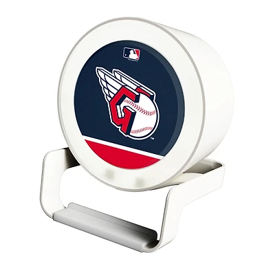 Cleveland Guardians Night Light Wireless Charger And Bluetooth Speaker