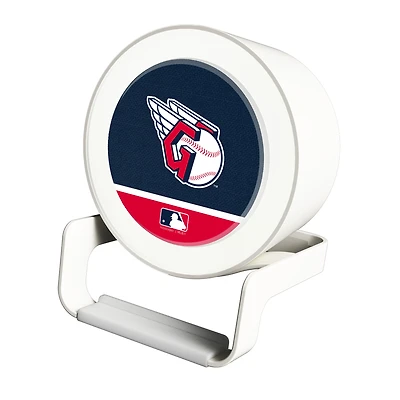 Cleveland Guardians Night Light Wireless Charger And Bluetooth Speaker