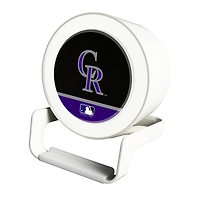 Colorado Rockies Night Light Wireless Charger And Bluetooth Speaker