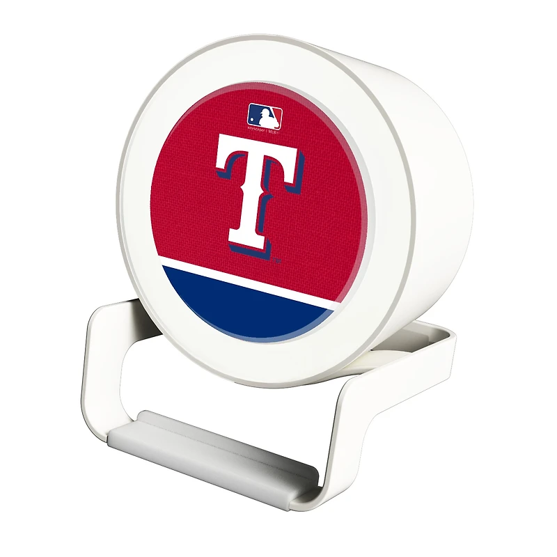 Texas Rangers Night Light Wireless Charger And Bluetooth Speaker