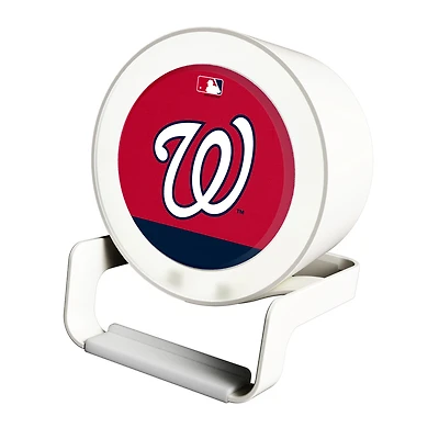 Washington Nationals Night Light Wireless Charger And Bluetooth Speaker