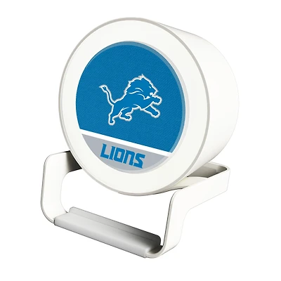 Detroit Lions Night Light Wireless Charger And Bluetooth Speaker