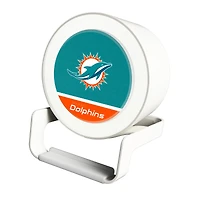 Miami Dolphins Night Light Wireless Charger And Bluetooth Speaker