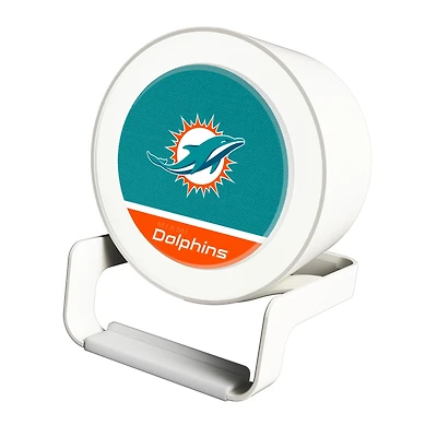 Miami Dolphins Night Light Wireless Charger And Bluetooth Speaker