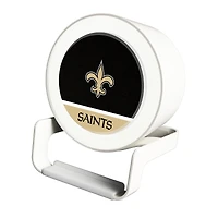 New Orleans Saints Night Light Wireless Charger And Bluetooth Speaker