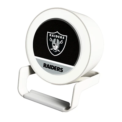 Las Vegas Raiders Night Light Wireless Charger And Bluetooth Speaker