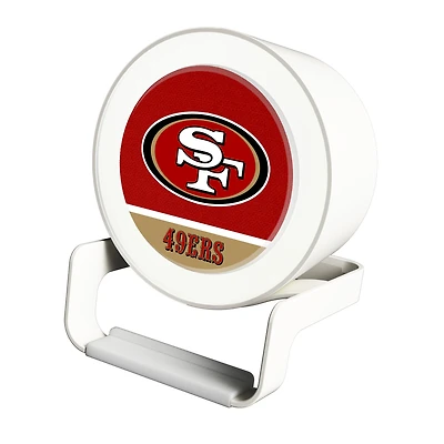 San Francisco 49ers Night Light Wireless Charger And Bluetooth Speaker