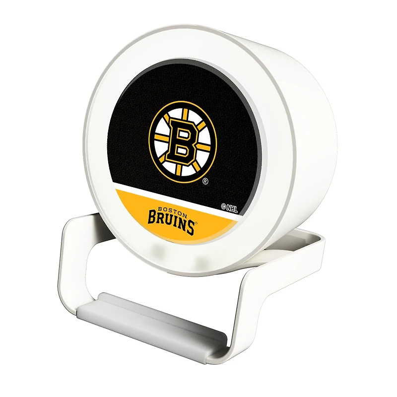 Boston Bruins Night Light Wireless Charger And Bluetooth Speaker