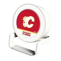 Calgary Flames Night Light Wireless Charger And Bluetooth Speaker