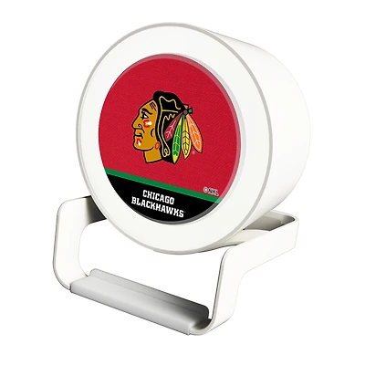 Chicago Blackhawks Night Light Wireless Charger And Bluetooth Speaker