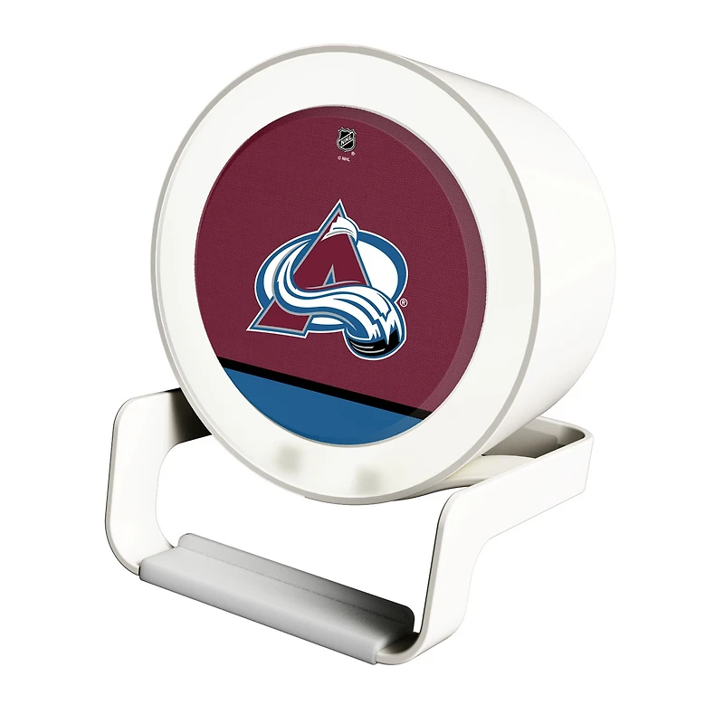 Colorado Avalanche Night Light Wireless Charger And Bluetooth Speaker