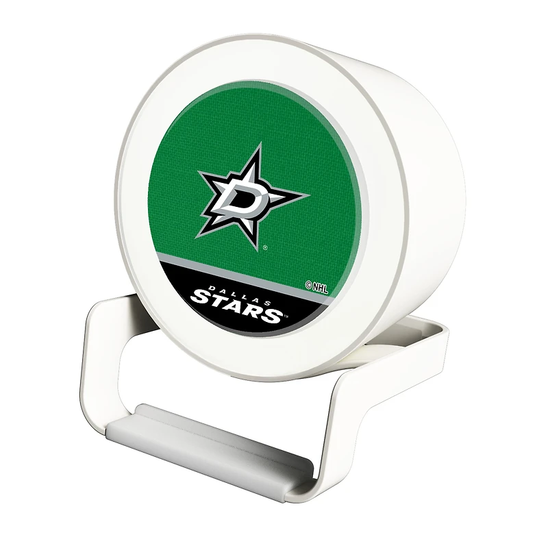 Dallas Stars Night Light Wireless Charger And Bluetooth Speaker