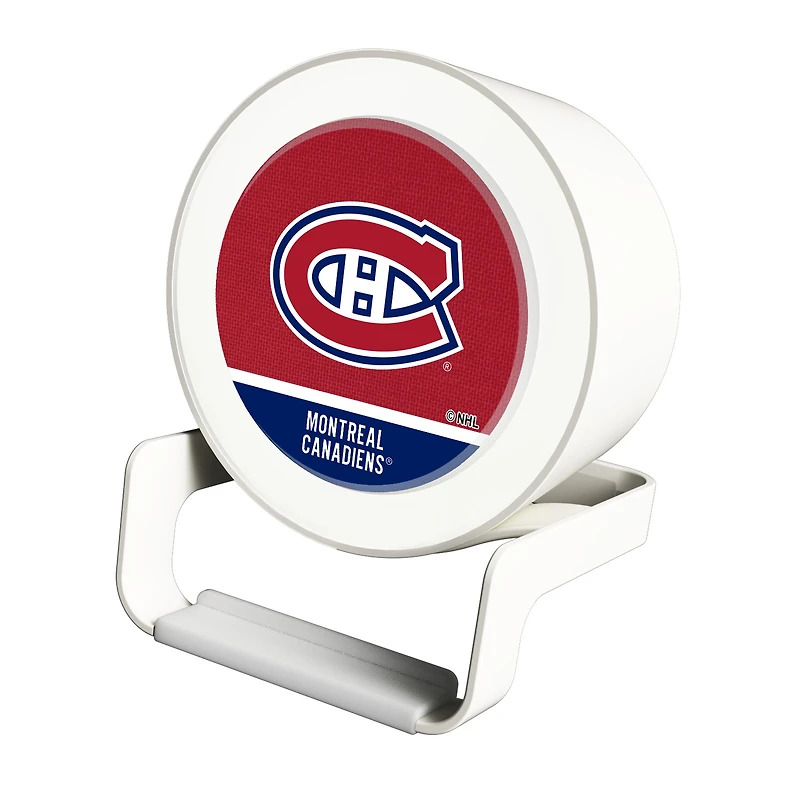 Montreal Canadiens Night Light Wireless Charger And Bluetooth Speaker