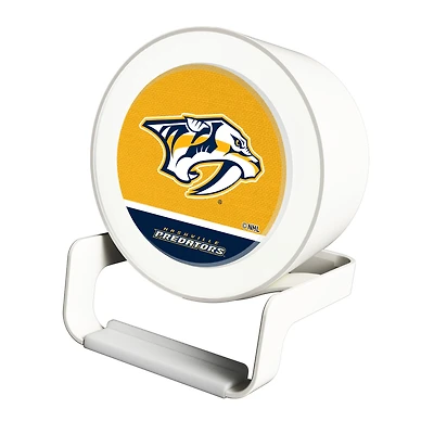 Nashville Predators Night Light Wireless Charger And Bluetooth Speaker