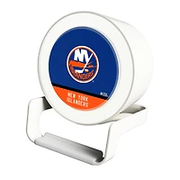 New York Islanders Night Light Wireless Charger And Bluetooth Speaker