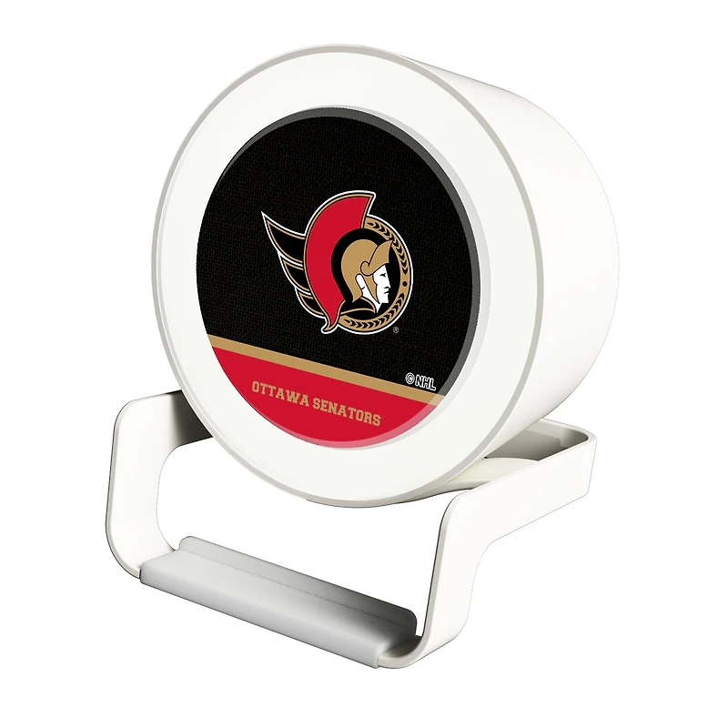 Ottawa Senators Night Light Wireless Charger And Bluetooth Speaker