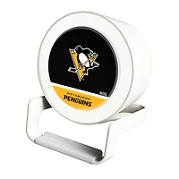 Pittsburgh Penguins Night Light Wireless Charger And Bluetooth Speaker