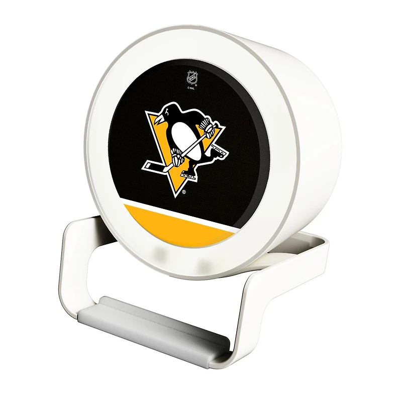 Pittsburgh Penguins Night Light Wireless Charger And Bluetooth Speaker