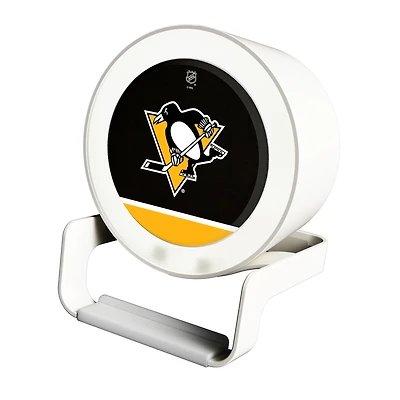 Pittsburgh Penguins Night Light Wireless Charger And Bluetooth Speaker