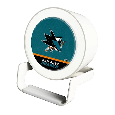San Jose Sharks Night Light Wireless Charger And Bluetooth Speaker