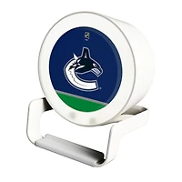 Vancouver Canucks Night Light Wireless Charger And Bluetooth Speaker
