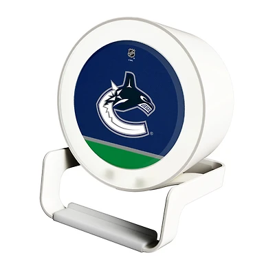 Vancouver Canucks Night Light Wireless Charger And Bluetooth Speaker