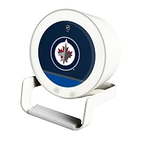 Winnipeg Jets Night Light Wireless Charger And Bluetooth Speaker