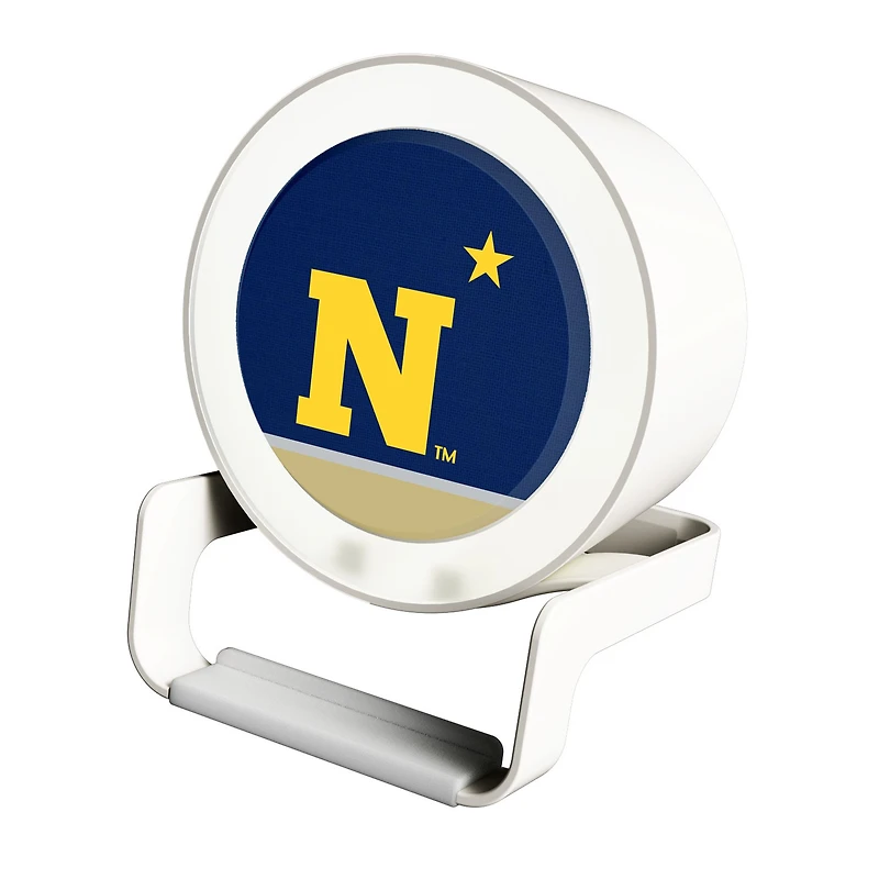 Navy Midshipmen Night Light Wireless Charger And Bluetooth Speaker
