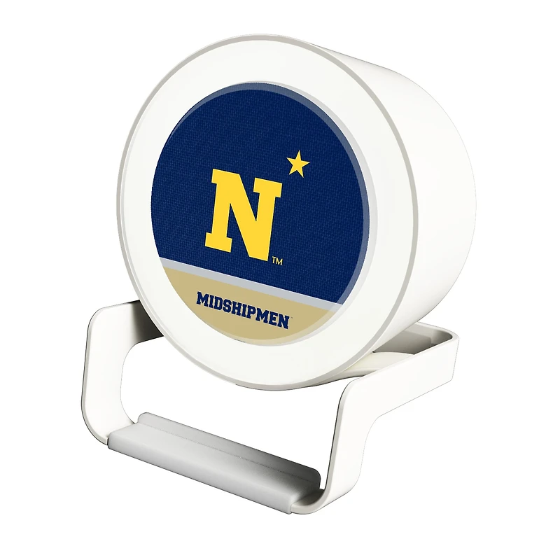 Navy Midshipmen Night Light Wireless Charger And Bluetooth Speaker