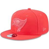 Men's New Era Red Tampa Bay Buccaneers Color Pack Brights 9FIFTY Snapback Hat