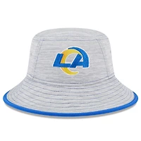 Men's New Era Gray Los Angeles Rams Game Bucket Hat