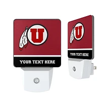 Utah Utes Personalized 2-Piece Nightlight Set
