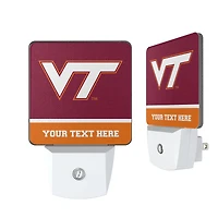 Virginia Tech Hokies Personalized 2-Piece Nightlight Set