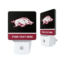 Arkansas Razorbacks Personalized 2-Piece Nightlight Set