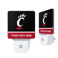 Cincinnati Bearcats Personalized 2-Piece Nightlight Set