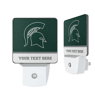 Michigan State Spartans Personalized 2-Piece Nightlight Set