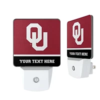 Oklahoma Sooners Personalized 2-Piece Nightlight Set