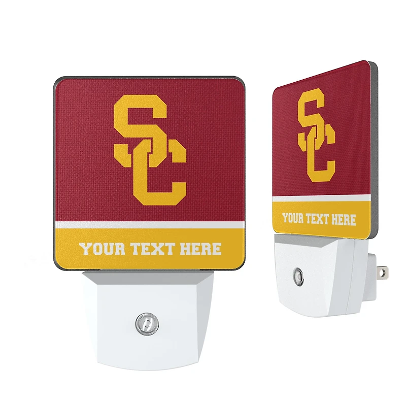 USC Trojans Personalized 2-Piece Nightlight Set