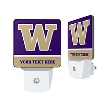 Washington Huskies Personalized 2-Piece Nightlight Set