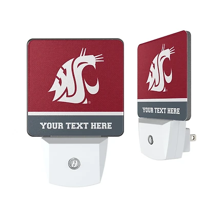 Washington State Cougars Personalized 2-Piece Nightlight Set