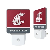 Washington State Cougars Personalized 2-Piece Nightlight Set