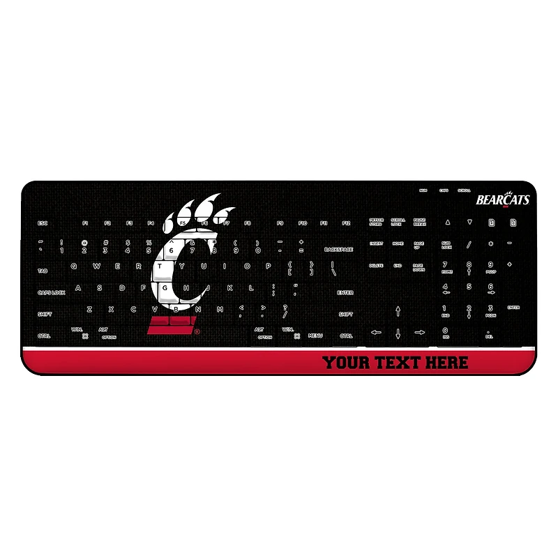Cincinnati Bearcats Personalized Wireless Keyboard
