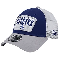 Men's New Era Royal Los Angeles Dodgers Two-Tone Patch 9FORTY Snapback Hat
