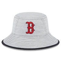 Men's New Era  Gray Boston Red Sox Game Bucket Hat