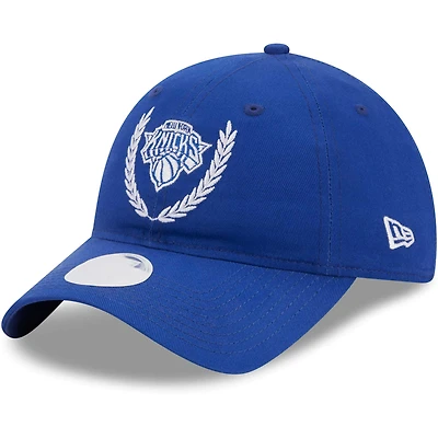 Women's New Era Blue New York Knicks Leaves 9TWENTY Adjustable Hat